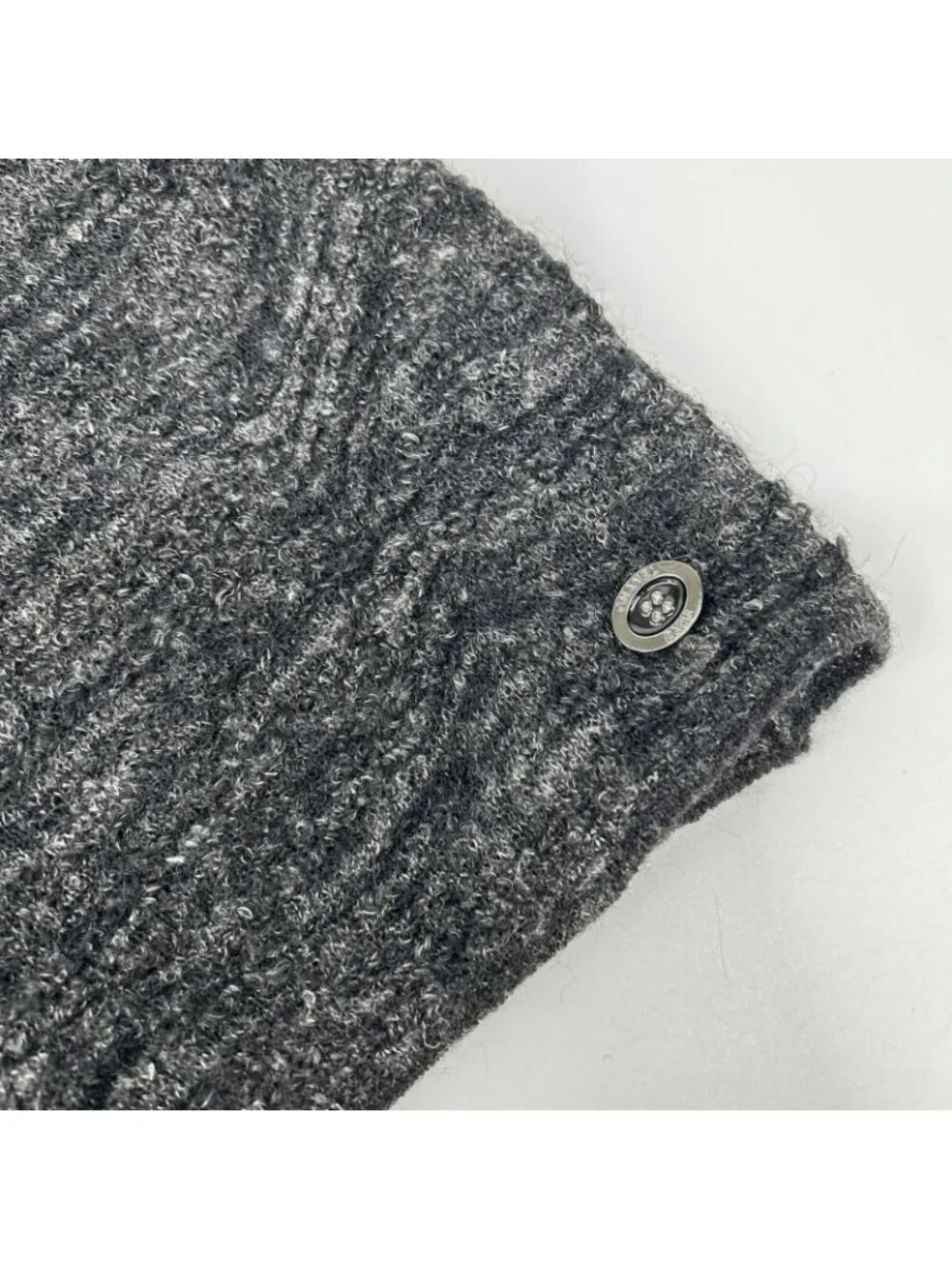 Chanel Gray Alpaca Blend Turtleneck Knit 38 Sweater